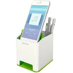 LEITZ Stiftehalter WOW Duo Colour, perlweiß/grün