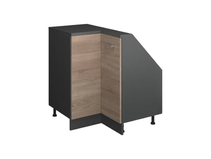 Vicco Dachschrägen-Eckschrank Rion, Sonoma/Anthrazit