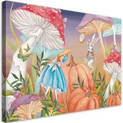 WANDBILD little alice im land der wunder