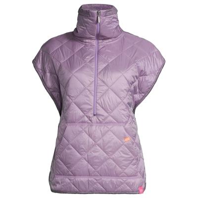 Poncho SALZHAUT "Poncho HILLJE", Damen, Gr. S, lila, Obermaterial: 60% Polyester PES. 40% Nylon NY., Jacken Poncho