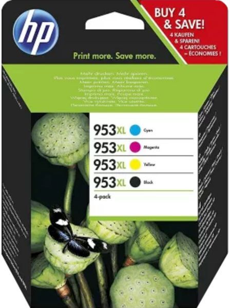 HP 953XL (3HZ52AE) - 4-farbig - Druckerpatrone - Hohe Kapazität - Multipack