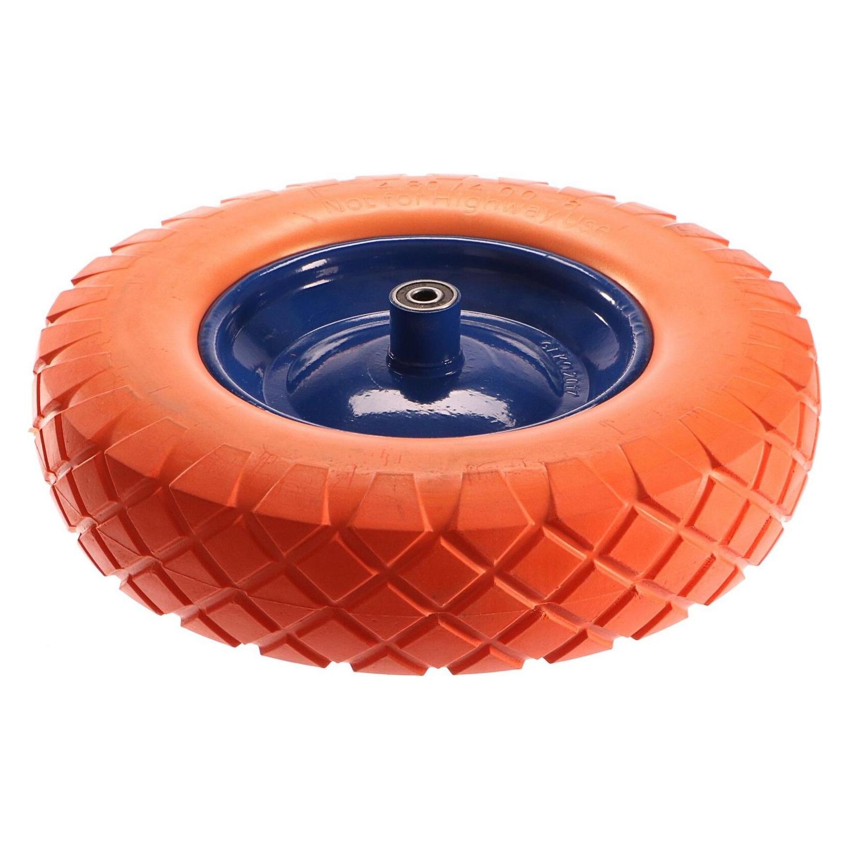 GEKO G71024 PU Rad, 4.00-8 mit Rand, mehrfarbig (G71024)