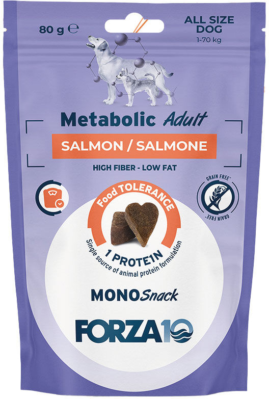Sanypet F10 Dog Snack Metab Salm 80gr