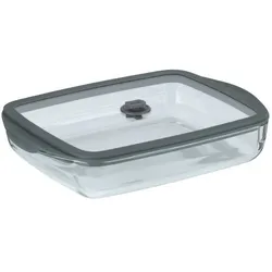 kela Frischhaltedose Aurelius 1,35l - transparent|grau