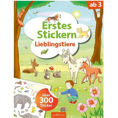 Erstes Stickern – Lieblingstiere