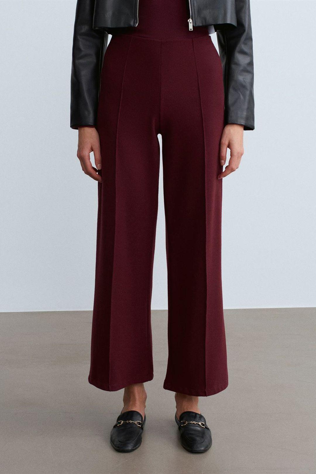 Damenweite Strickhose