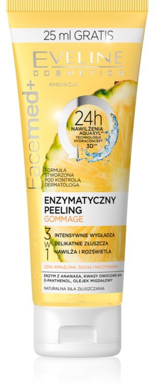 Eveline Cosmetics FaceMed+ Enzymatisk peeling 75 ml
