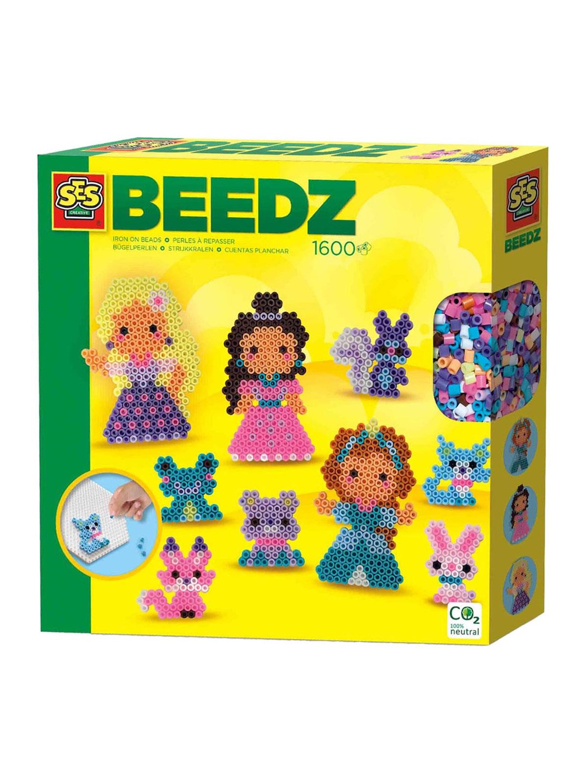 SES Creative Iron-on Beads - Princesses and Animal Friends