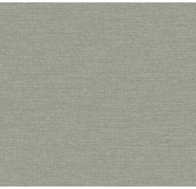 York Wallcoverings Terrene Moss Faux Linen Wallpaper - 324 x 27