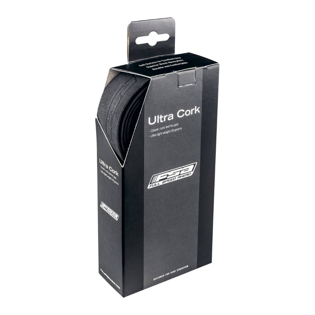 Fita de Guiador FSA Ultra Cork Preta