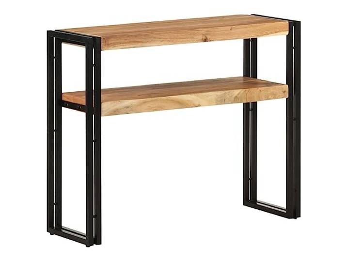 vidaXL Konsolentisch 90x30x75 cm Massivholz Akazie