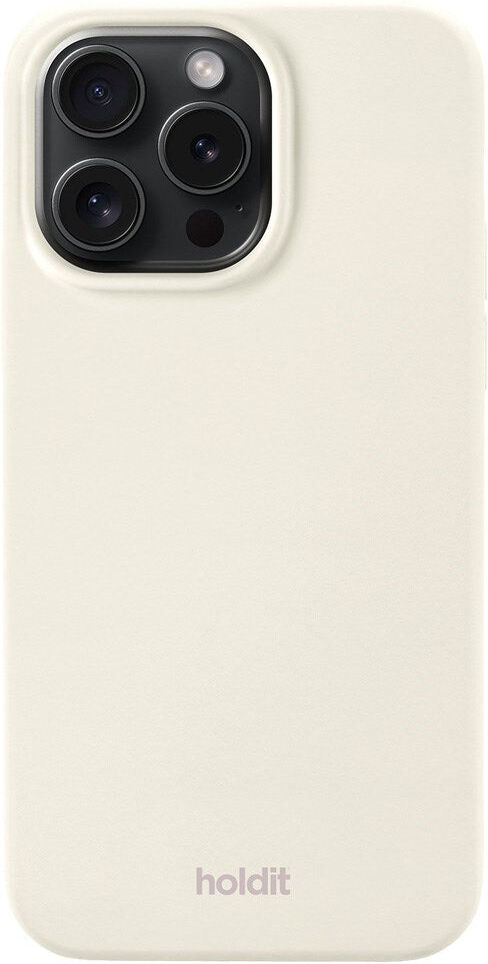 Holdit iPhone 15 Pro Max Soft Touch Silikone Cover -  Soft Linen