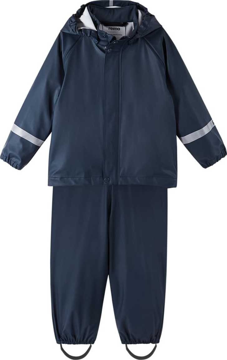 Reima Kids' Shell Rain Outfit Tihku Navy Navy 6980 92
