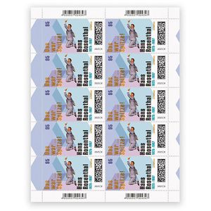 DeutschePost Briefmarken Set, 10 Stück à 95cent, Rosenthal, Standardbrief/Postkarte, nassklebend