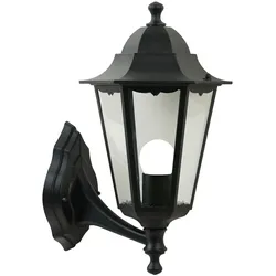 Nordlux Wandleuchte CARDIFF UP Außenleuchte, E27, IP44, schwarz NORD-74371003