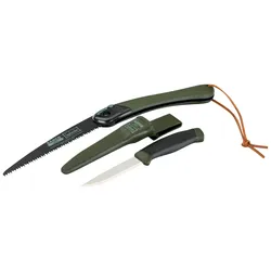 Bahco Laplander Astsäge 396-LAP + Mora Profi Jagdmesser 2444-LAP
