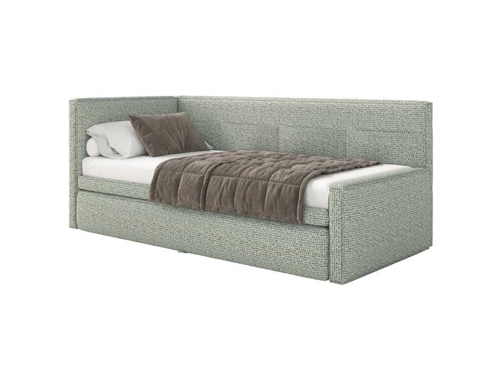 Jugendbett 90x200 cm Nesmi, links ausziehbar, mit Matratzen