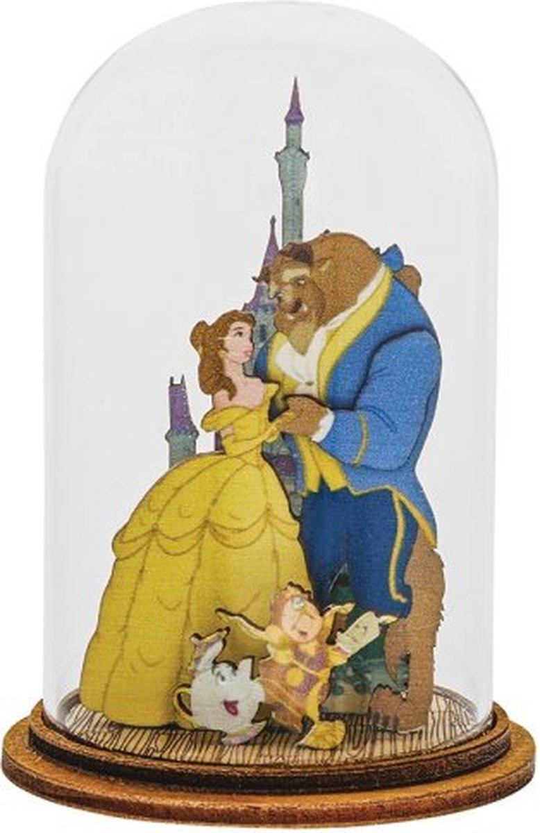 Enchanting Disney Collection Beauty & The Beast Glazen stolp voor volwassenen