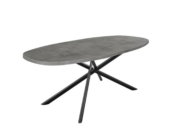 MODUSET Tisch ATLANTA 220x105x76cm beton schiefergrau