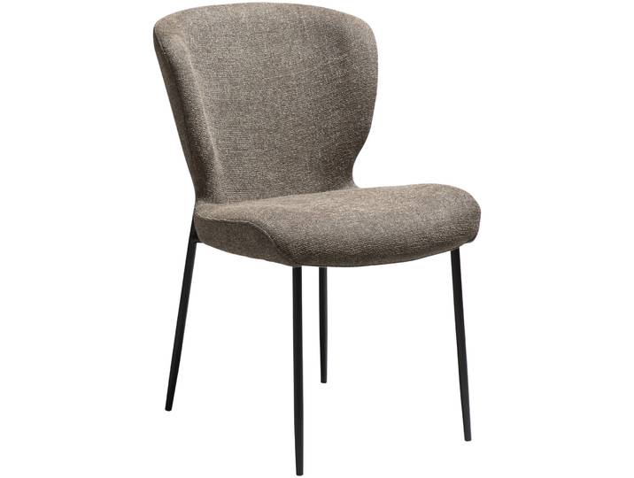 DAN-FORM Stuhl 2er-Set Glory Brown Stoff