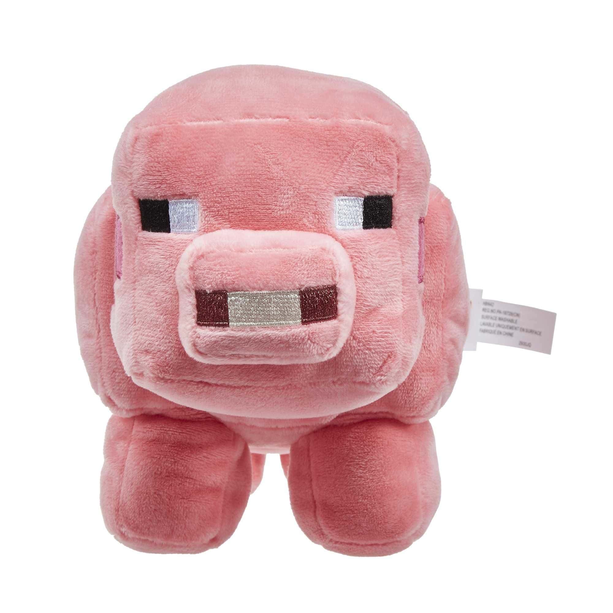 Mattel Minecraft Plüschfigur - Schwein HBN42