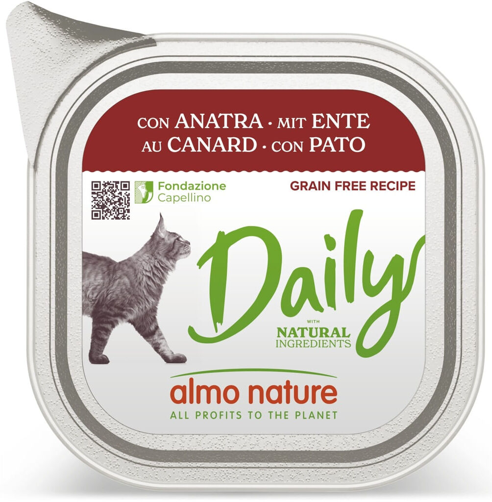Almo Nature Daily Cat Vaschetta Multipack 32x100G ANATRA