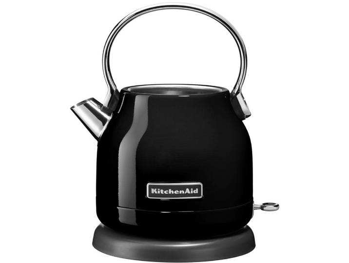 KITCHENAID Wasserkocher 5KEK1222EOB ONYX BLACK , schwarz (onyx schwarz), B:17,8cm H:26,16cm T:22,6cm, Wasserkocher, Wasserkocher