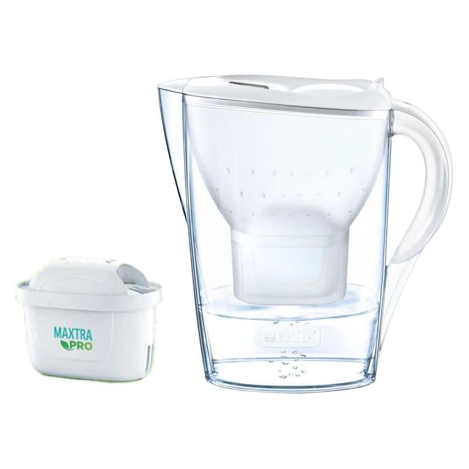Brita Marella White Jug 2 Filters 2,4l Maxtra Pro (2.40 l) (4006387124311)