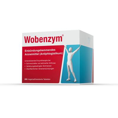 Wobenzym magensaftresistente Tabletten 200 St magensaftresistent