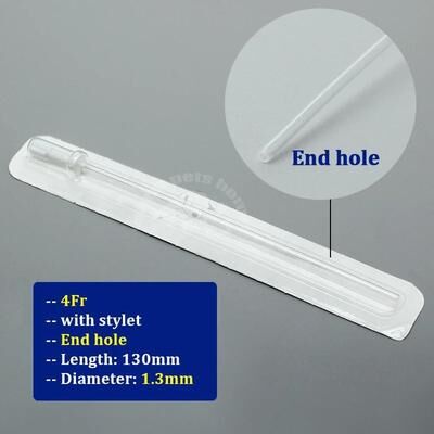 Uplifted Finds Professional Veterinary Urinary Catheters With Stylet 1.3mm End Hole 6 Pcs