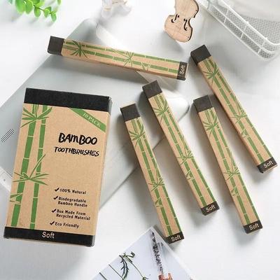Natural Bamboo Eco Friendly Toothbrush | 10 Piece Sustainable Family Pack Natural Bamboo Eco Friendly Toothbrush | 10 Piece Sustainable Family Pack