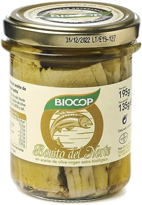 Biocop Bonito do Norte em Azeite de Oliva Extra Bio 195g