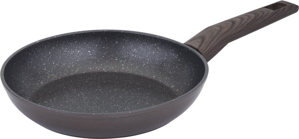 Resto Kitchenware Carina universele ronde pan, zwart, aluminium met hout