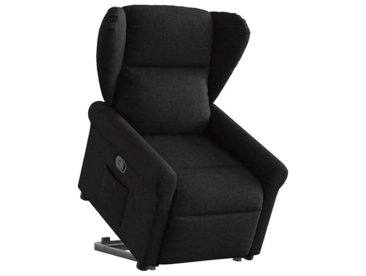 vidaXL Relaxsessel mit Aufstehhilfe Schwarz Stoff