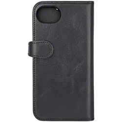 Buffalo 2in1 Leder 3 Karten MagSeries iPhone 16e Schwarz (Apple iPhone 16e, Apple iPhone 17e), Smartphone Hülle, Schwarz