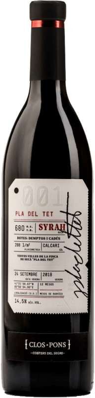 Clos Pons Pla del Tet 2021 Vino Tinto D.O. Costers del Segre 75 cl.