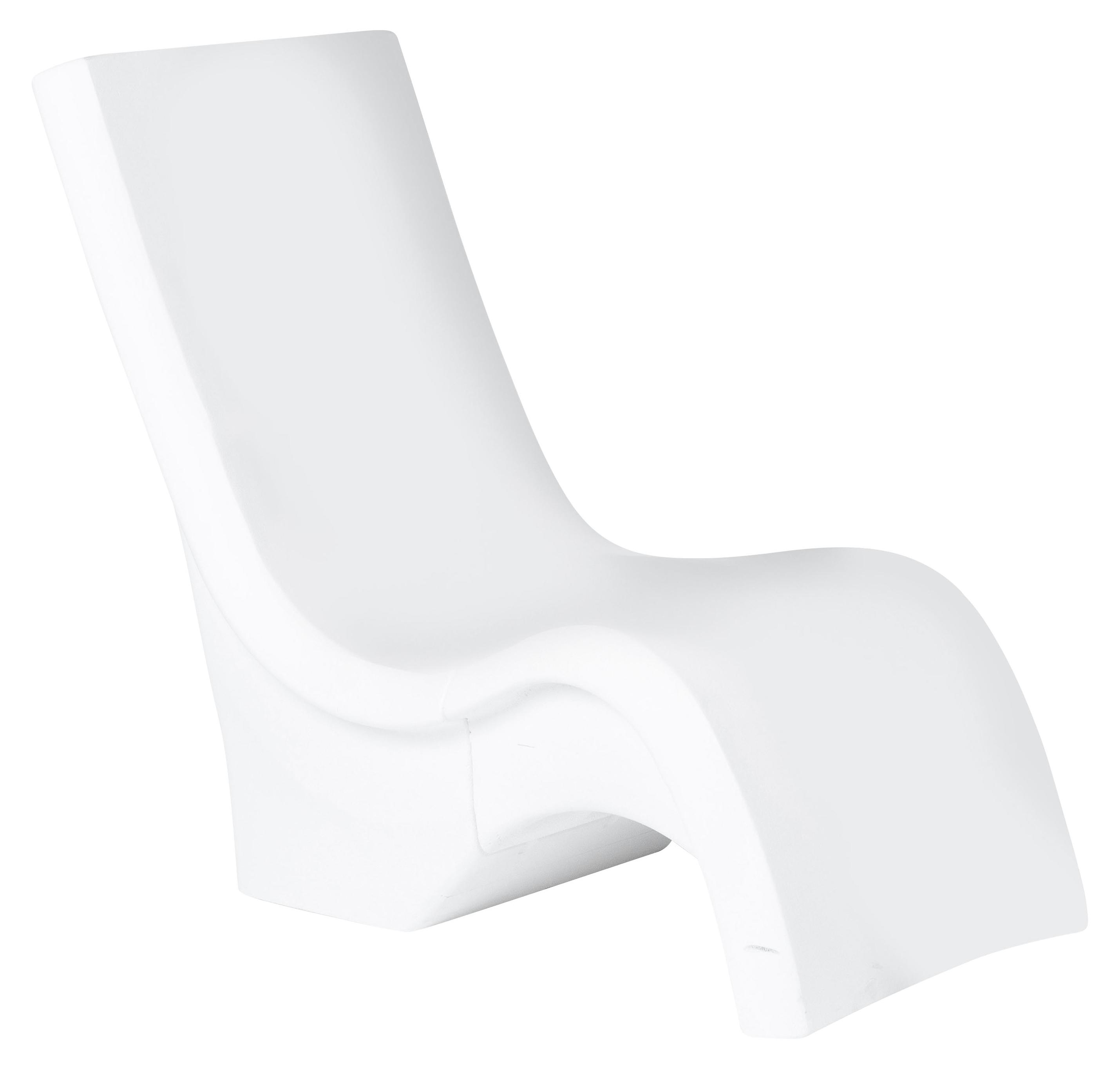Step2 Vero Tall Hoher Pool Stuhl aus Kunststoff in Weiß | Sonnenliege mit Beschwerbare Basis und UV20-Kunststoff - für Sonnenplateaus bis 38,1 cm | Sonnenbett/Liege für Draußen/Garten