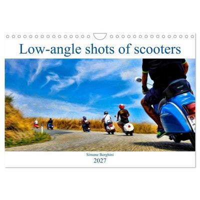 Low-angle shots of scooters (Wall Calendar 2027 DIN A4 landscape), CALVENDO 12 Month Wall Calendar