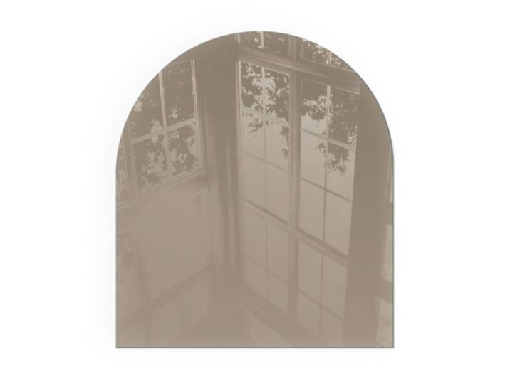 KAMINBODENPLATTE 80x70 cm - Farbe Braun