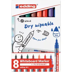 Edding, Marker, 361 (8x)