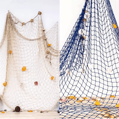 Inspire Picks Nautical Fishing Net Wall Decor Coastal Marine Hanging Ornament star
