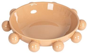 Storied Home Stoneware Bowl with Orbs and Reactive Glaze