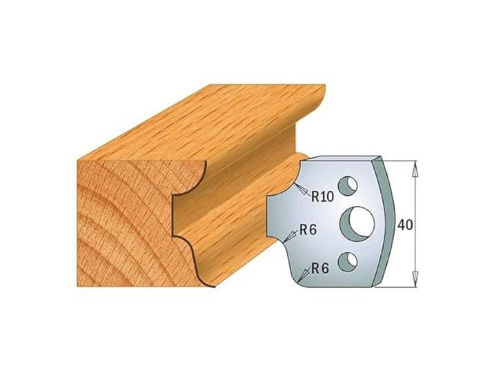 CMT Orange Tools 691.045 - Set Begrenzers 40x4mm