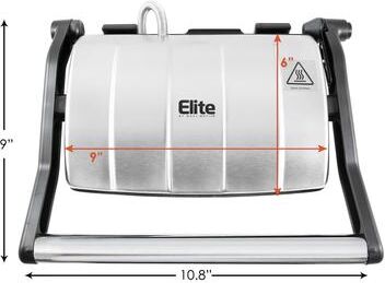 Elite Cuisine 3 in 1 Panini Press & Grill
