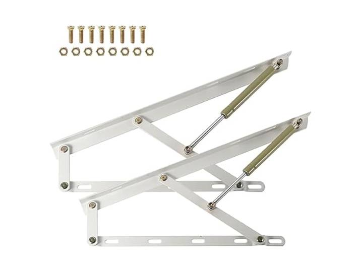 BNGFSDF Bett-Hebemechanismus, Gasfeder-Möbelscharnier(Wit,90cm/35in)