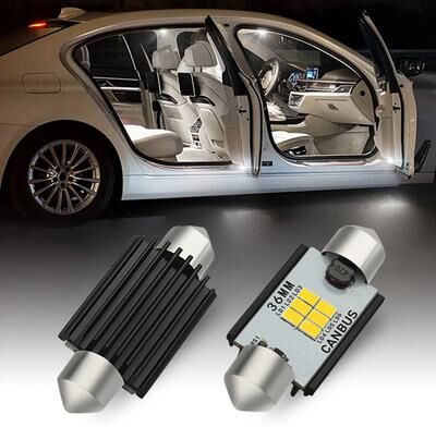 All Categories Goods White LED License Plate Tag Lights, LED Bulbs, Interior Dome Map Trunk Lights, Canbus Error Free, Long Life 2 pc