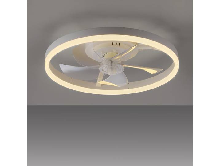 Ventilateur de plafond LED 50 x 12 x 50cm