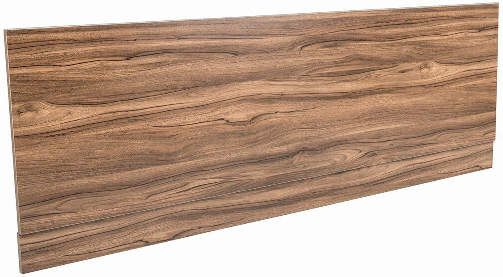 Belfry Bathroom Bathroom MDF Wooden Bath Front Panel 1700mm Walnut