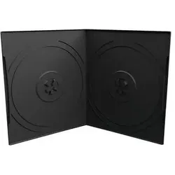 MediaRange BOX10-2 CD-Hülle DVD-Hülle 2 Disks Schwarz