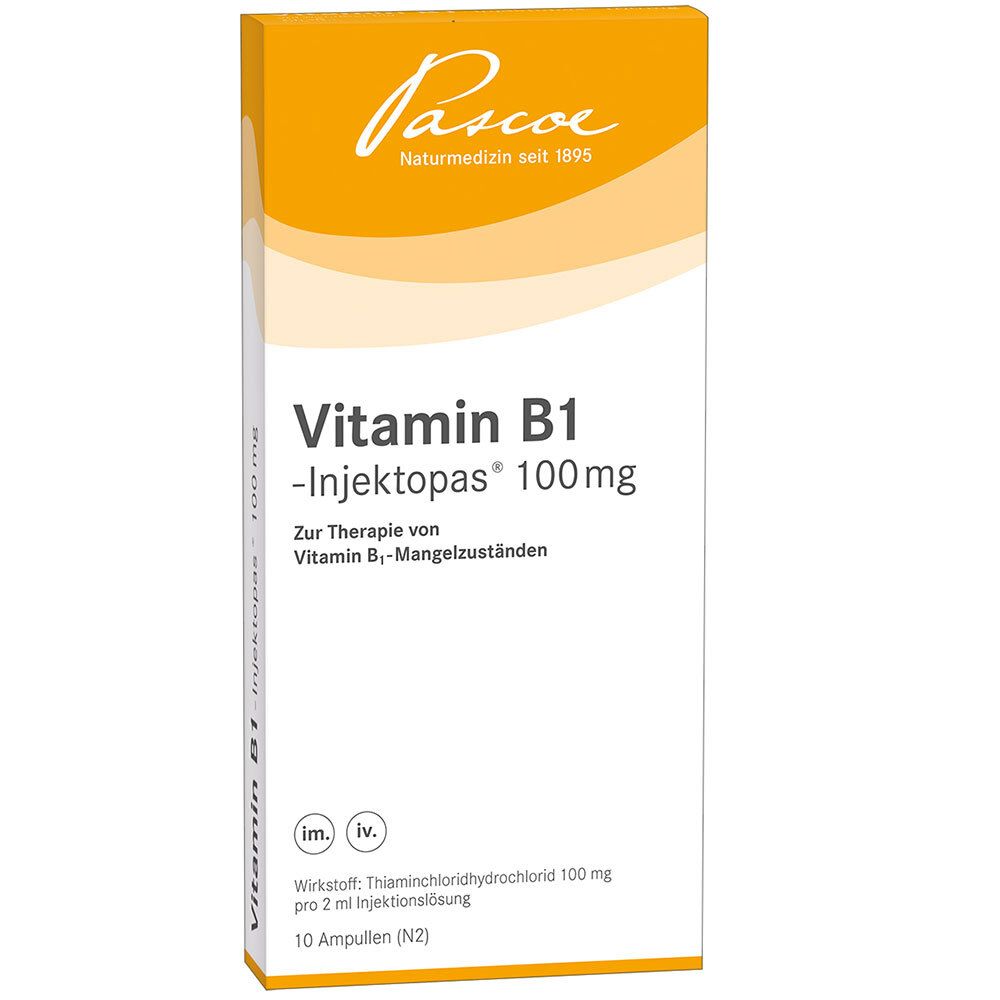 Vitamin B1 Injektopas 100 mg Injektionslösung 10x2 ml